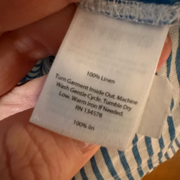 VINEYARD VINES Striped Linen Shirt Dress - Picture 3 of 5